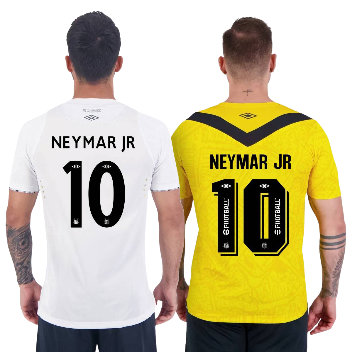 Kit Camisas Peixão 2024/25 I e III Nº 10 Neymar Jr